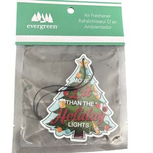Evergreen Car Air Freshener Citrus Scent More Lit Than The Holiday Lights